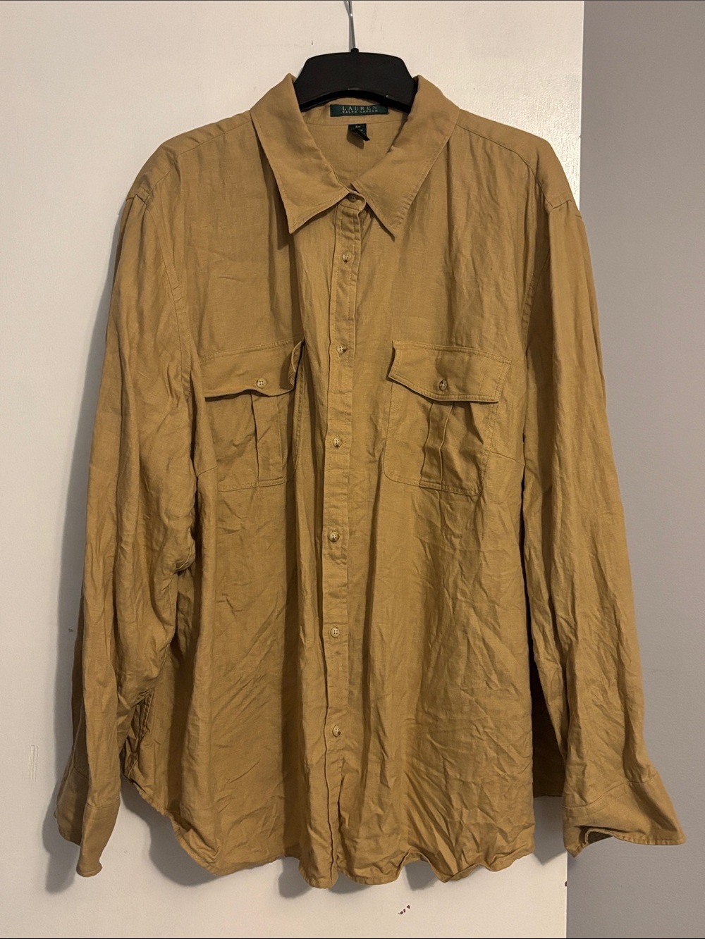 Lauren Ralph Lauren Women’s Linen Button Up Shirt